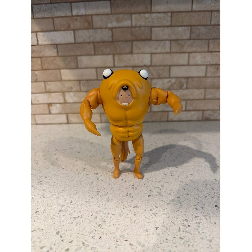 Adventure Time Jake The Dog Muscle Suit Action Figure Cartoon Network Poseable